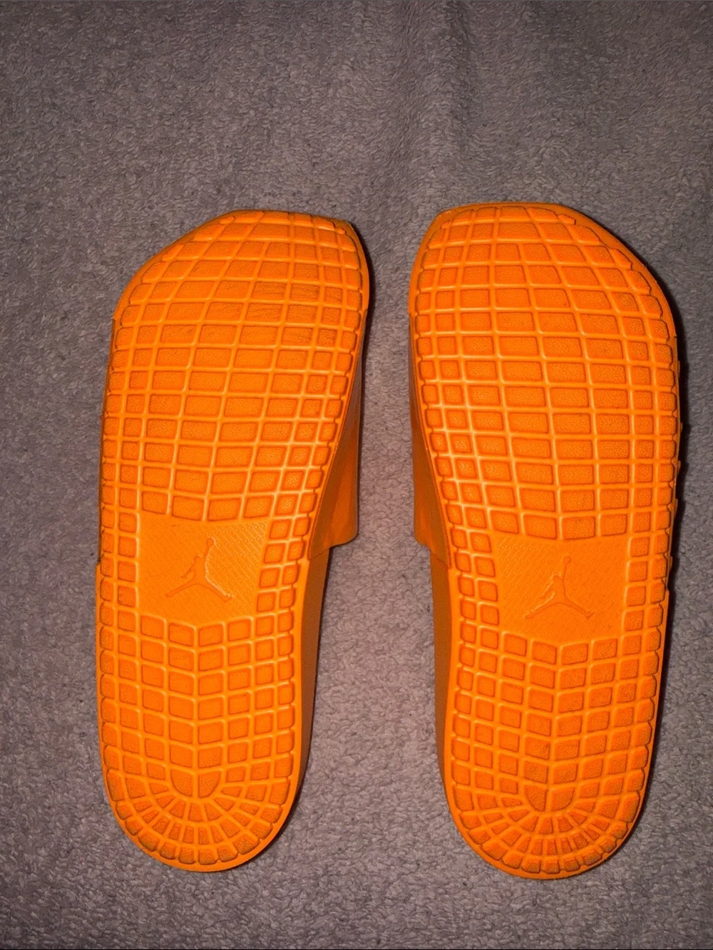 Jordan Bright Orange Slide Sandals men’s 10